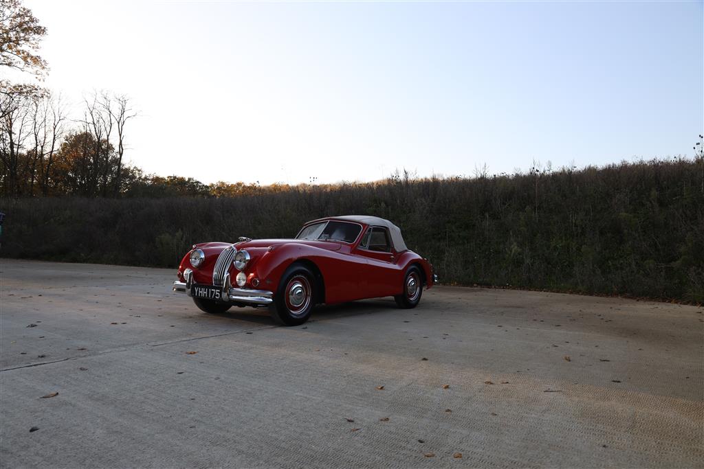 A 1955 Jaguar XK140 DHC